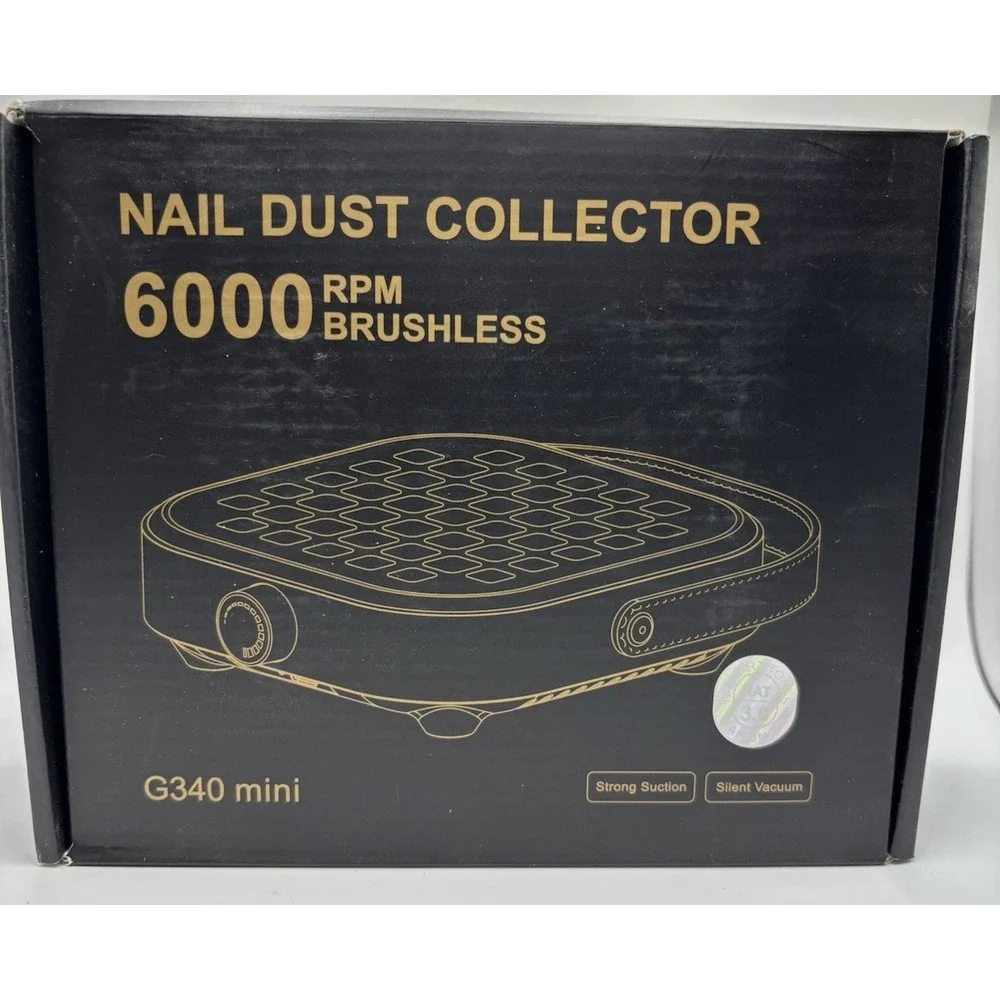 CHRISTINE SHELLY‎ G340 6000 RPM Nail Dust Collector Low Noise Pink New In Box